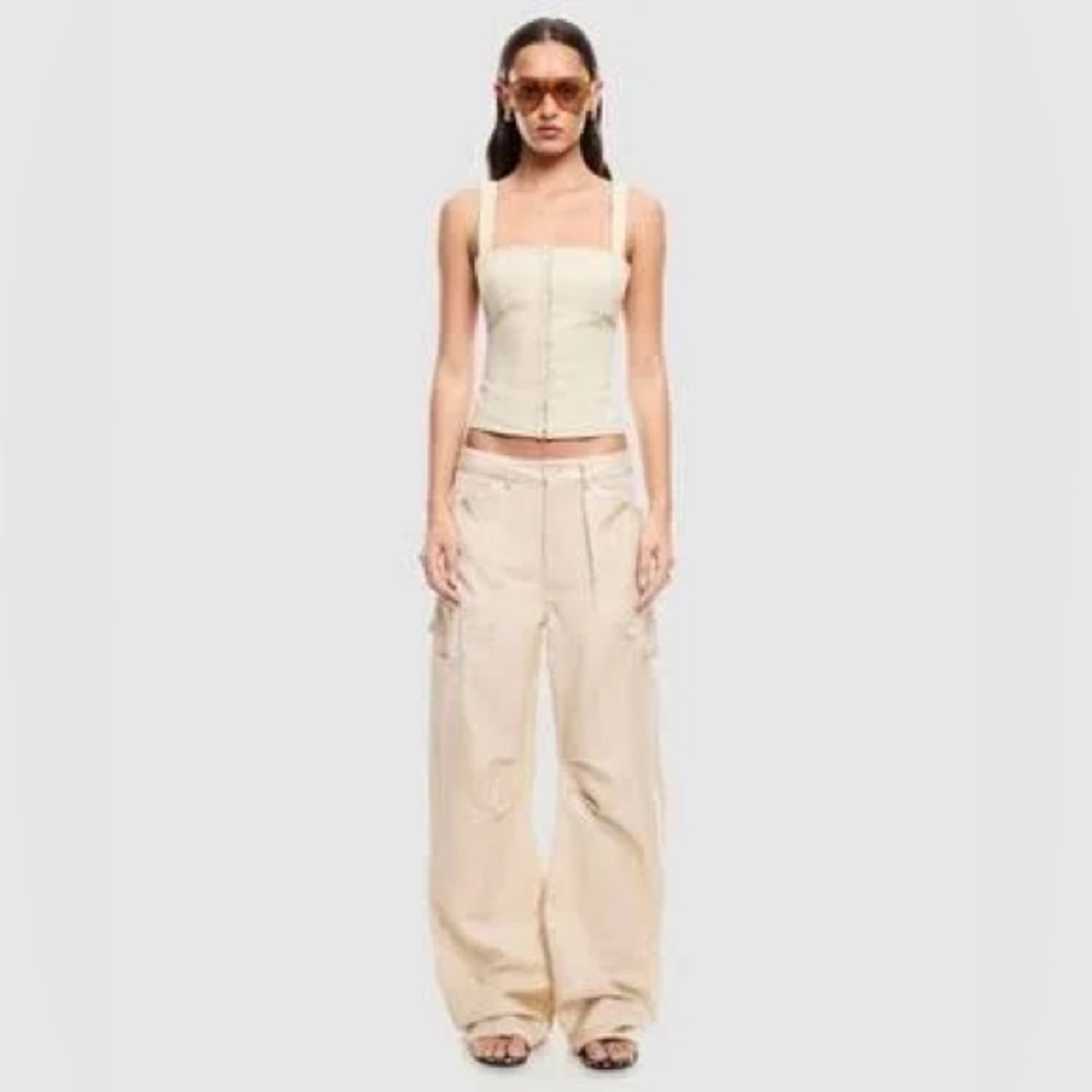 Lioness Beige Wide Leg Pants - Picture 5 of 8